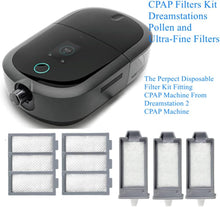 Load image into Gallery viewer, CPAP Filters, for DreamStation 2 Filter Kit Replacement Filters, 3 Reusable Pollen Filters and 6 Disposable Ultra-Fine Filters Kit for Dream Station 2 CPAP Machine
