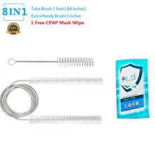 Load image into Gallery viewer, Universal CPAP Cleaner And Sanitizer Flexible CPAP Mask &amp; Hose Cleaning Brush kit
