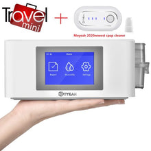 Load image into Gallery viewer, Moyeah Bipap Machine With 3.5 Inch Touch Screen &amp; CPAP Cleaner
